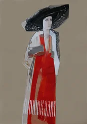 Robe rouge pour femme élégante
