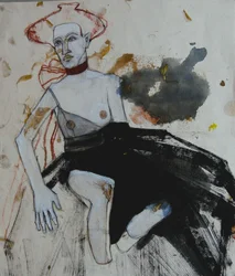 Personnage expressif avec un chapeau