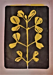 Forme botanique dorée