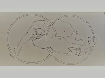 Formes humaines entrelacées
