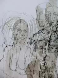 Figures humaines en couches