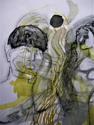 Figures abstraites et pensives