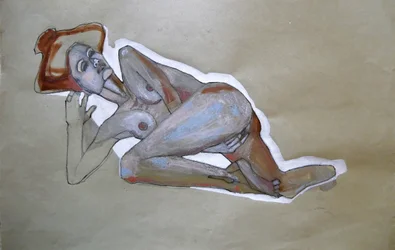 Femme allongée