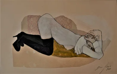 Femme allongée