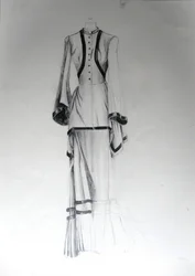 Croquis de mode vintage