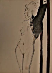 Figure nue ailée