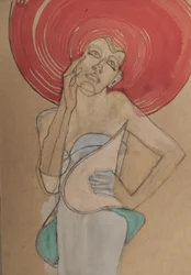 La femme au chapeau rouge