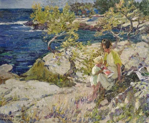 On the Rocks (huile sur toile)