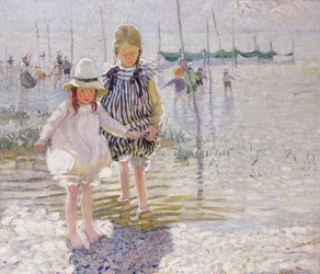 Paddling III (huile sur toile)