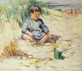 Jouer dans le sable