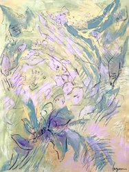 Fleurs de lavande délicates