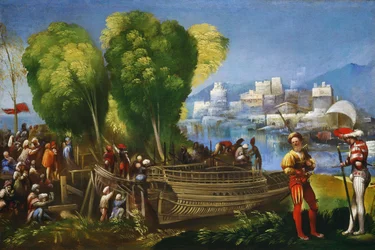 Énée et Achate sur la côte libyenne