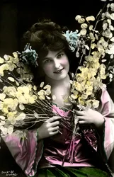 Madge Lessing 1866-1932, actrice allemande, début du 20e siècle