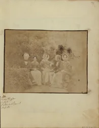 Sir David Brewster avec Miss Mary Playfair, Lady Brewster, M. Pakenham Edgeworth et Miss Brewster