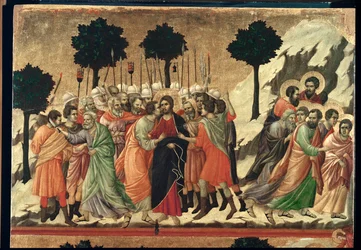 Autel Maesta, peint en 1308-1311 pour la cathédrale de Sienne ...
