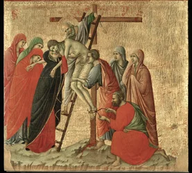 Autel Maesta, peint en 1308-1311 pour la cathédrale de Sienne ...