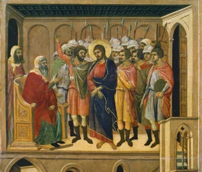 Christ devant le grand prêtre (détail)