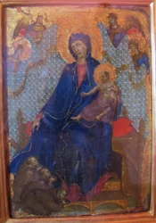 Duccio di buoninsegna, Madone franciscaine 02