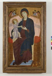 Madone et Enfant en trône et Anges, 1280-85