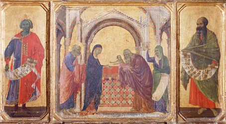 Salomon, présentation au Temple et le prophète Malachie (détail)