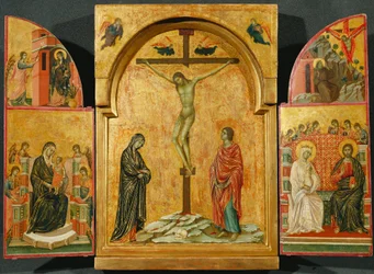 Triptyque : Crucifixion et autres scènes