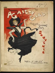 Couverture avant annonçant la comédie musicale 
