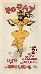 Journal To-Day, édité par Jerome K. Jerome, affiche, 1895