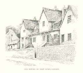 Vieilles Maisons sur la route principale, Lexden