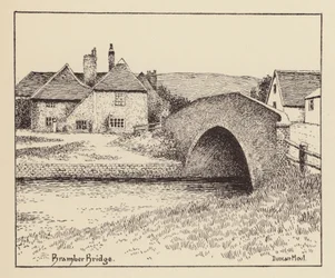 Sussex : Pont de Bramber