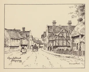 Sussex : Church Street, Steyning