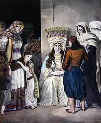 Mariage orthodoxe grec à Athènes (vers 1825)