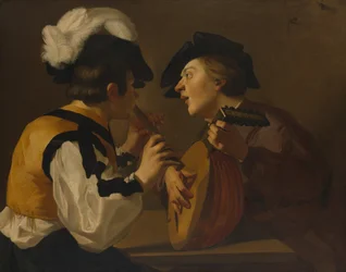 Deux musiciens, 17ème siècle