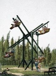 Une grande roue, de 