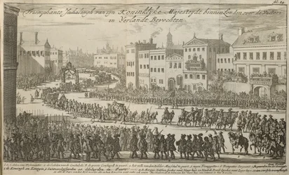 Une procession pour le roi Guillaume III