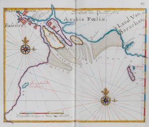 Arabie. Zone côtière et golfe