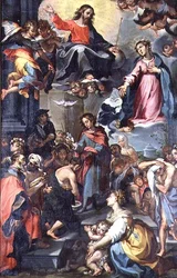 Baptême du Christ, dans le style de Barocci