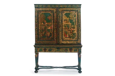 Cabinet de collectionneur sur pied, vers 1700-30