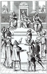 Confession pour amendes devant le tribunal, d