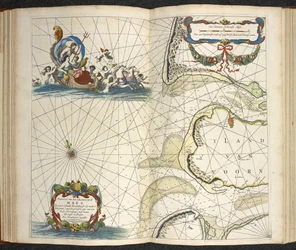 De groote nieuwe vermeerderde zee-atlas ofte water-werelt..., par Claas Jansz Vooght