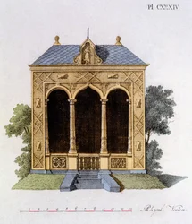 Dessin du Magazine of Garden Gems par G. van Laar, publié en 1802