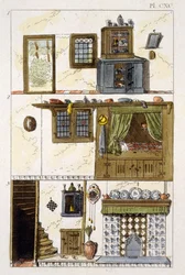 Illustration du Magazine of Garden Gems par G Van Laar, 1802
