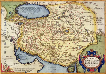 Carte de la Perse, du Theatrum Orbis Terrarum, pub. par Abraham Ortelius, Anvers, c.1590