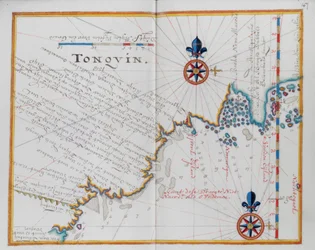 Carte du Tonkin, Chine