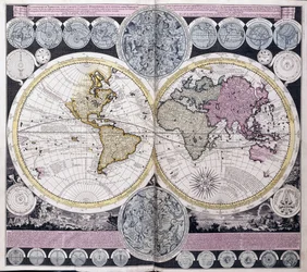 Carte du monde, c.1717