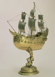 Modèle de navire de guerre, Amsterdam, 1595-96