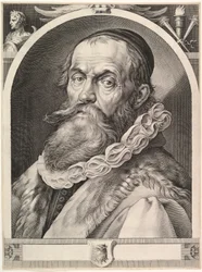 Portrait de Hendrick Goltzius, pub. 1617