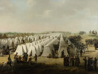 Le camp militaire à Rijen, 1831-5