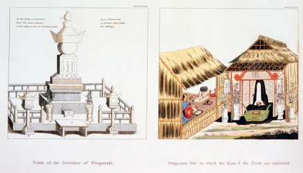 Tombe du gouverneur de Nagasaki et autres objets funéraires, d