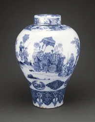 Vase avec couvercle, 1678-80
