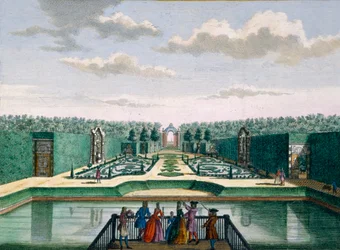 Vue du parterre et de l